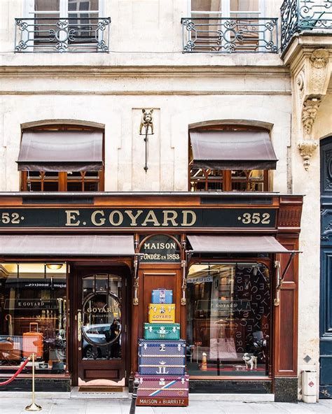 goyard paris clothing|goyard stores paris.